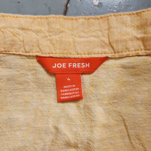 Joe Fresh Linen Cotton Blend Skirt Size 4 - Picture 4 of 5